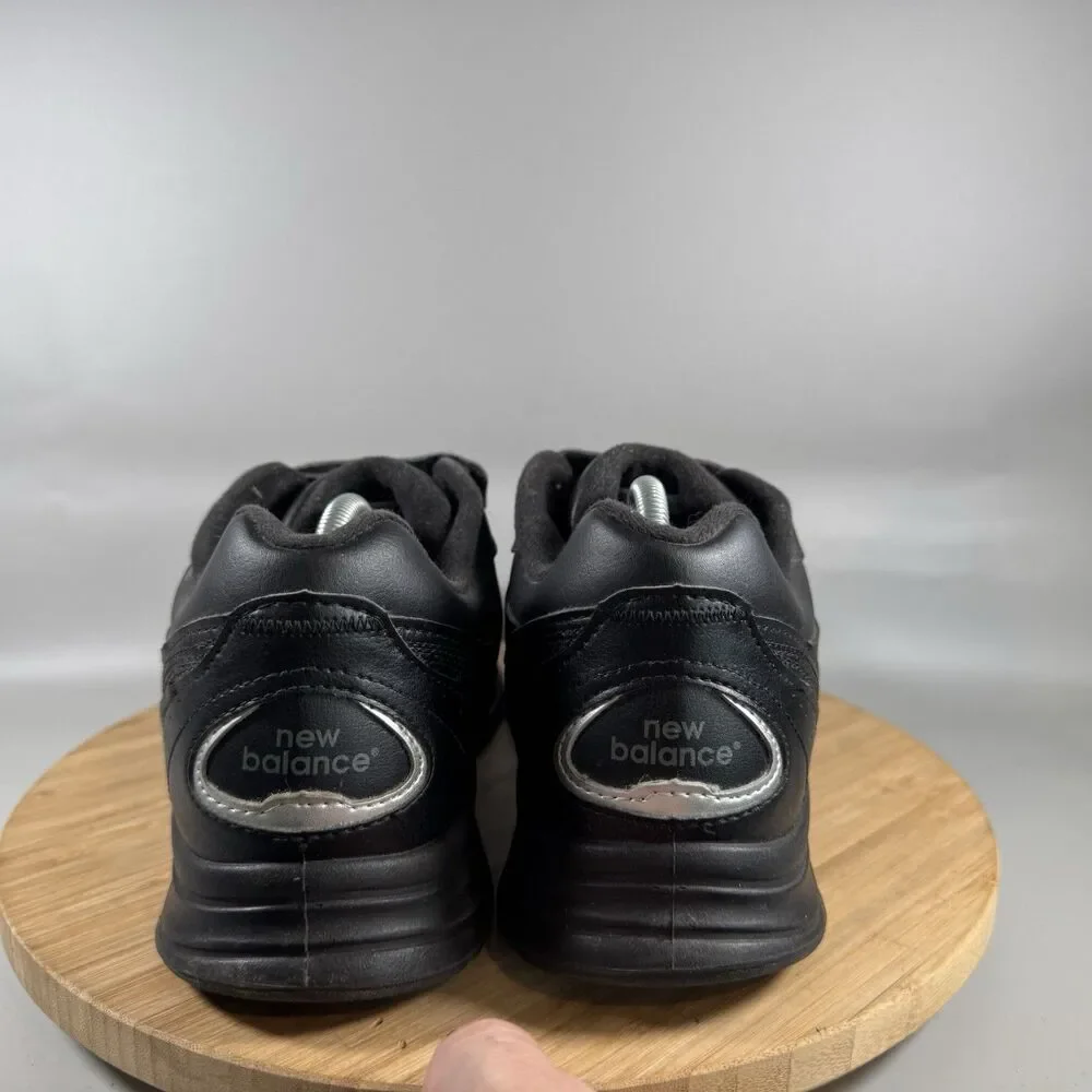 New Balance 577 Black Walking Shoes Mens 11.5 D‎ Hook Loop Sneakers MW577VK